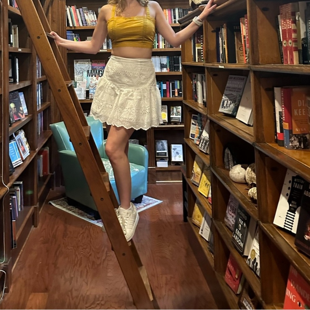 Urban Outfitters Yellow Tie Top